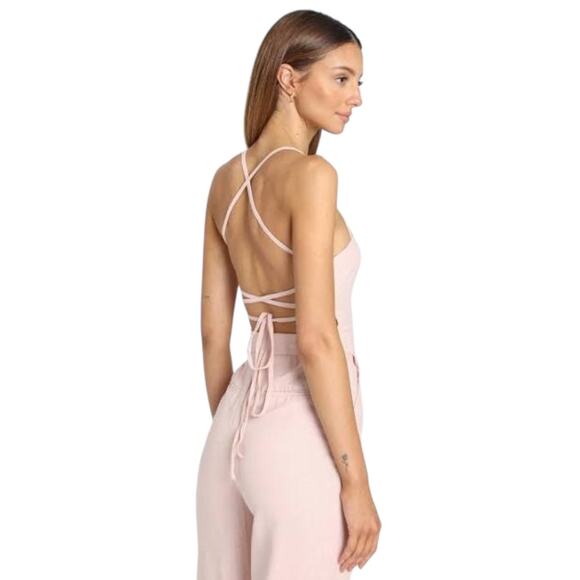 Showpo. Make Me Yours Jumpsuit - Natural - US 4 - Picture 10 of 15